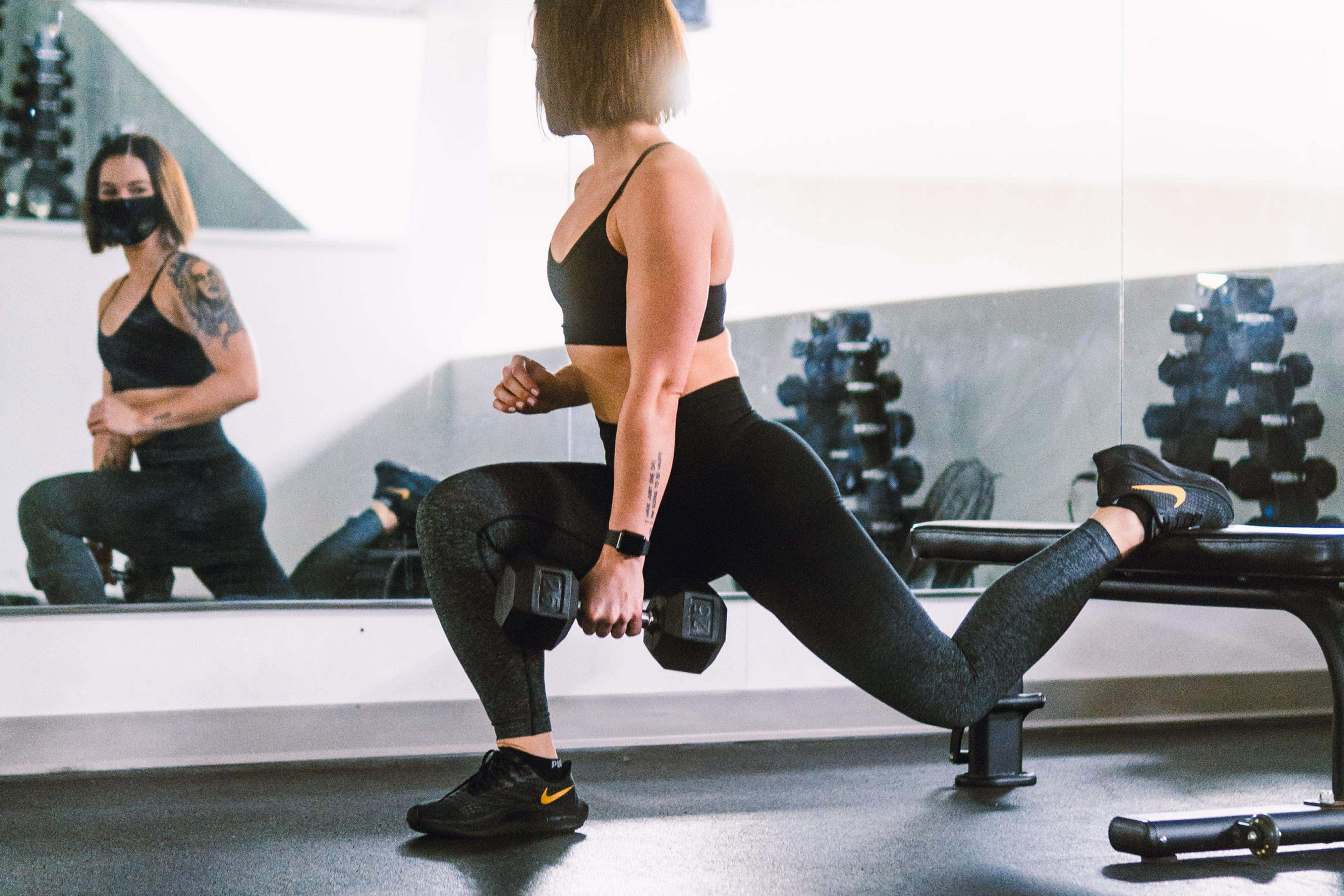 Femme cardio musculation perte de poids