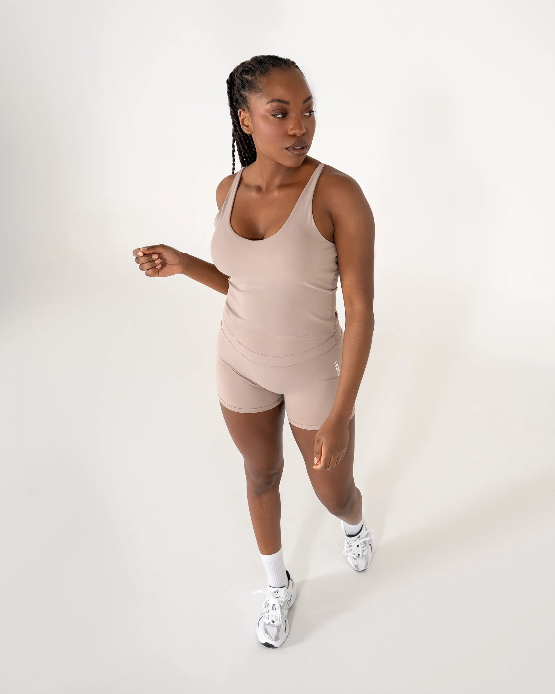 Legging AMY camel Reaverfit pour femme confortable pour le yoga