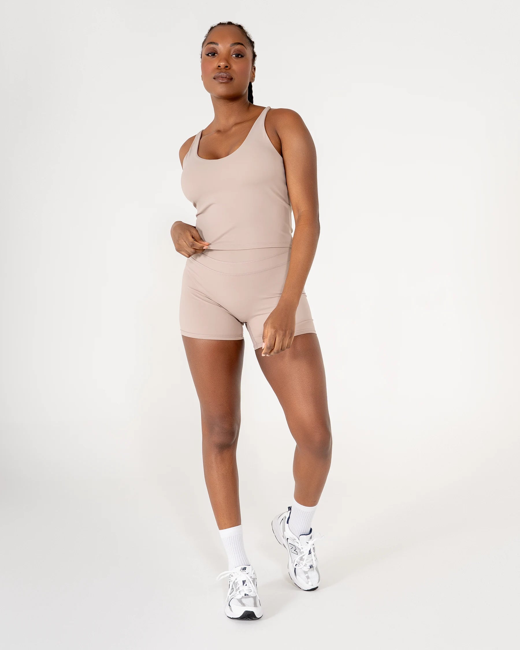 Legging AMY camel Reaverfit pour femme idéal pour la musculation