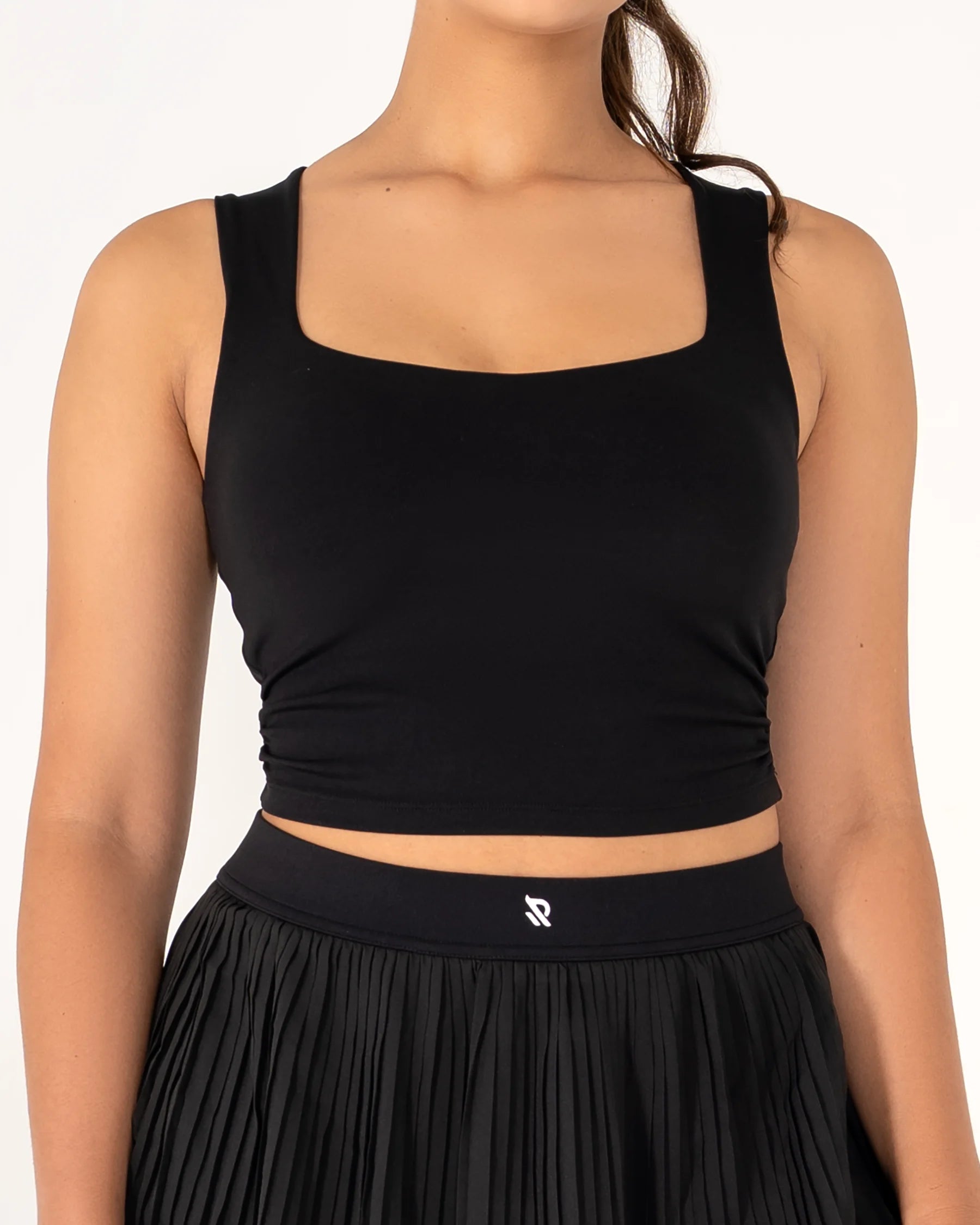 Jupe-short noire Reaverfit pour femme confortable pour le yoga