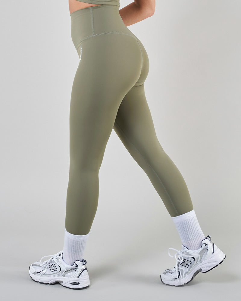 Legging de Sport Push-Up Femme - ELITE Vert Kaki