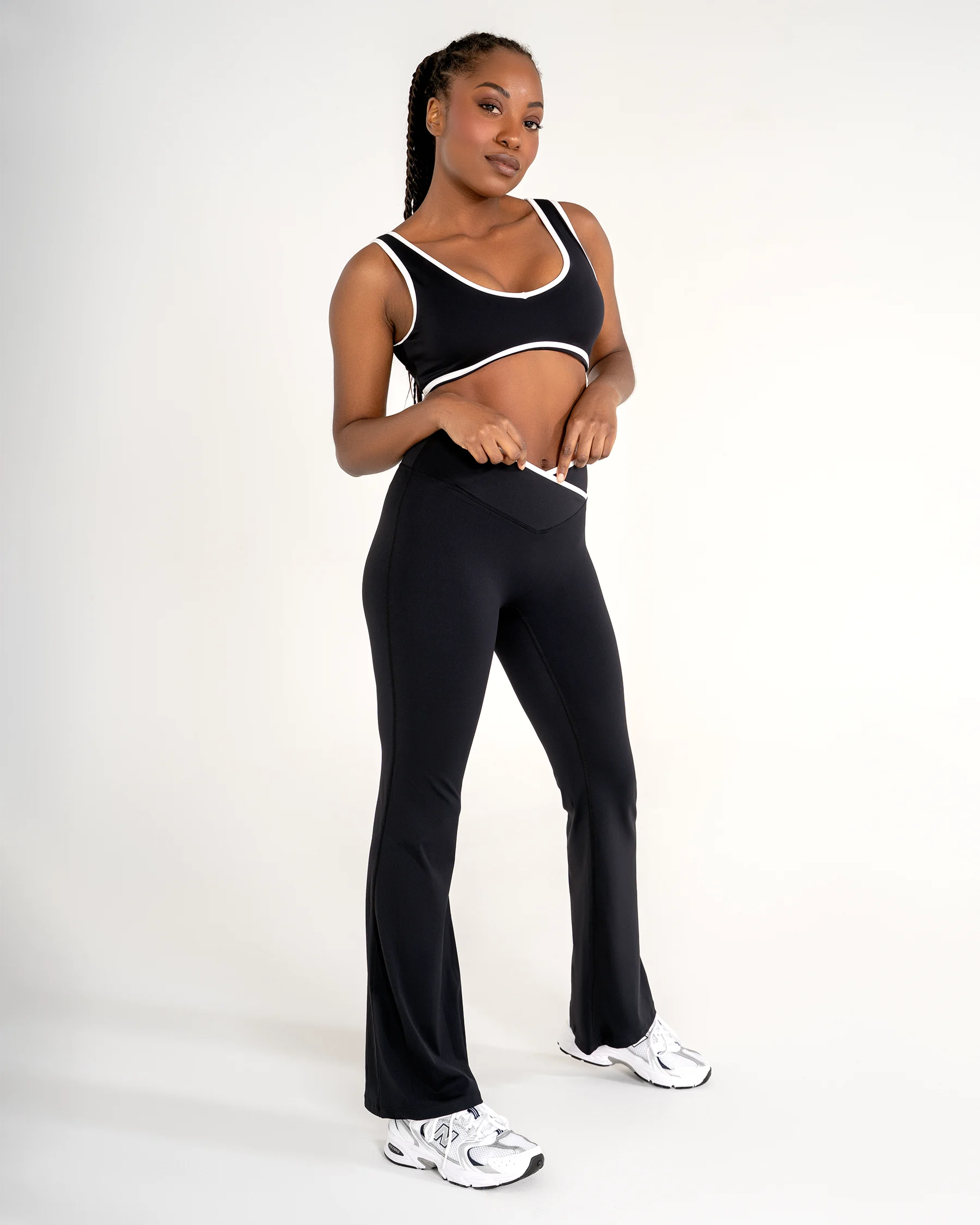 Brassière NOVA noire Reaverfit pour femme idéale pour la musculation