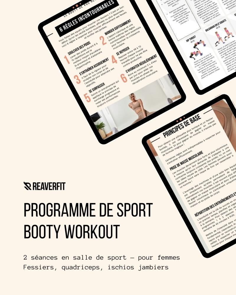 Programme de sport pour femmes (Fessiers/Jambes)