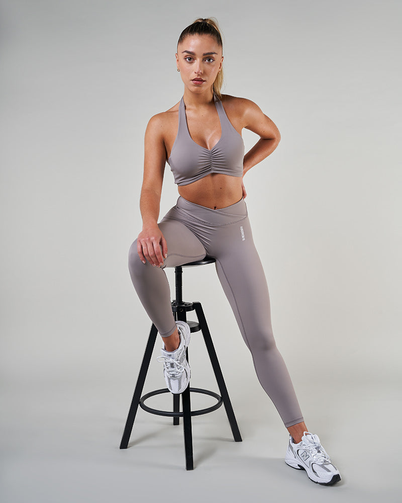 ALYA Leggings Deportivos Push Up Mujer Negros Grises Reaverfit