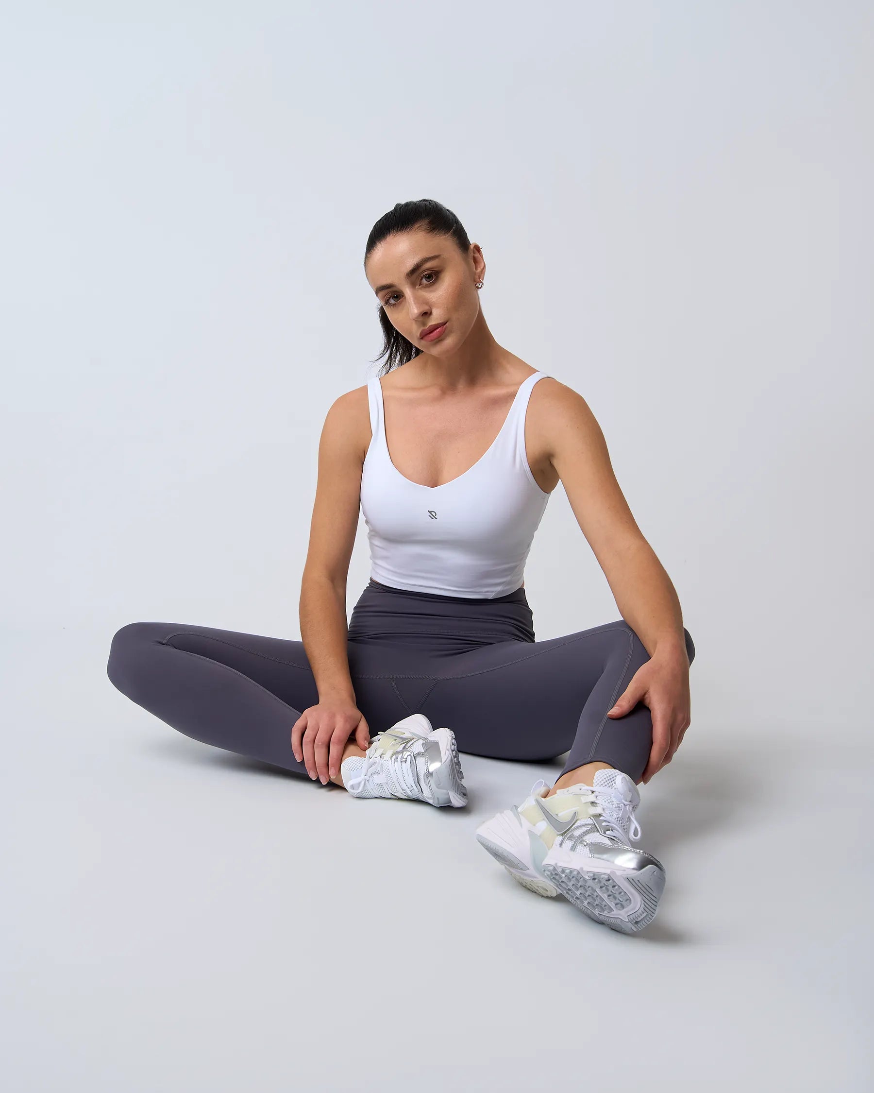 Bustier Débardeur Femme Sportif - Coussinets Intégrés, Bretelles Larges, Sans Armatures, Pour Yoga Et Vie Active