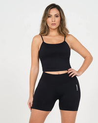 Débardeur à brassière intégrée ICÔNE Noir