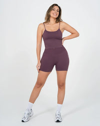 Débardeur à brassière intégrée ICÔNE Violet