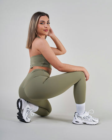Legging de Sport Push-Up Femme - ALYA Vert