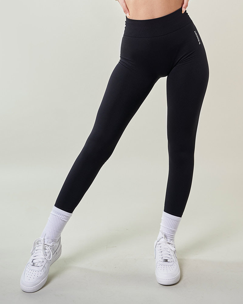 ACTIVE-Noir-Legging-sport-fitness-push-up-taille-haute-reaverfit