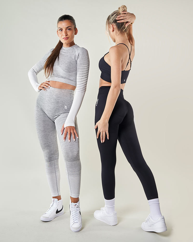 Legging de Sport Taille Haute Femme ACTIVE Noir Reaverfit