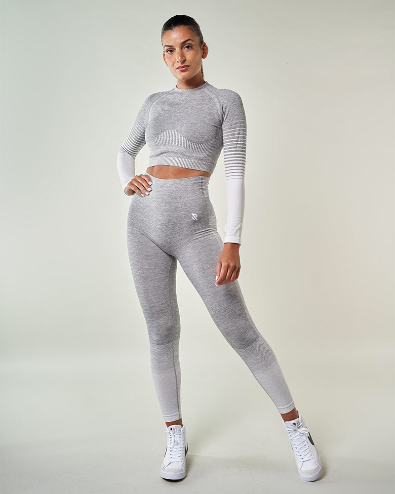 Crop manche longue fashion sport