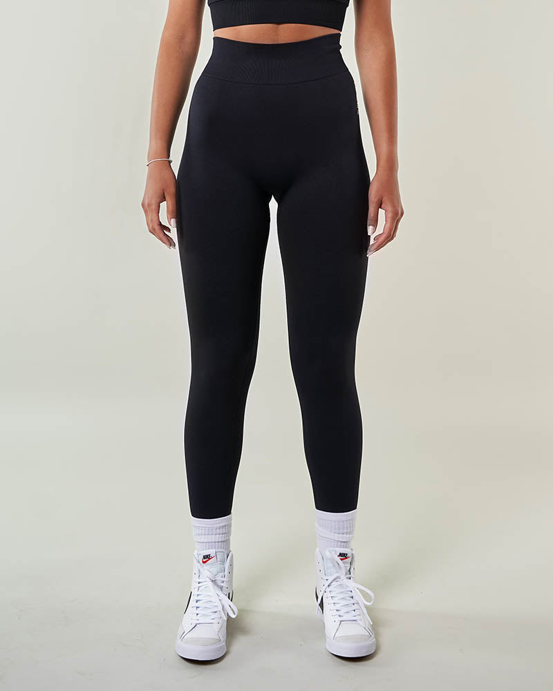 Legging de sport taille haute athleisure JOY Noir Reaverfit 2023 - essentiel pour optimiser votre performance sportive activewear 