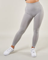 legging taille haute flatteur sport femme gris musculation fitness reaverfit tendance sportswear 2023